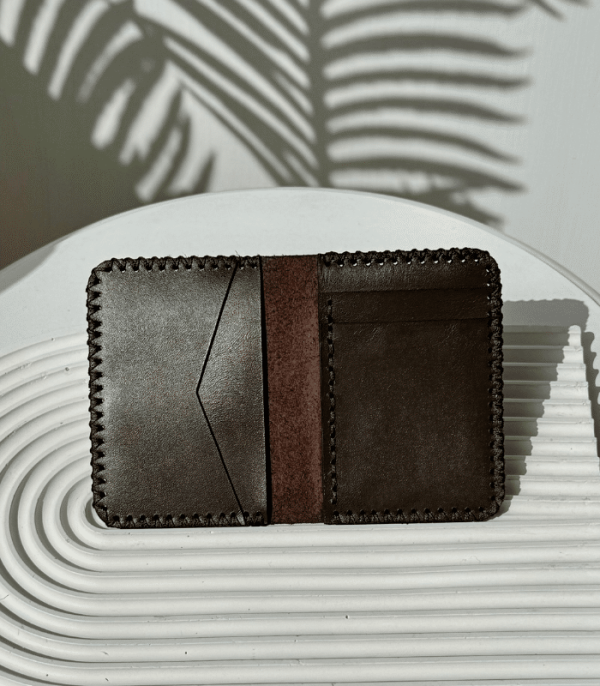 Brown Decorated Card Holder - Image 2